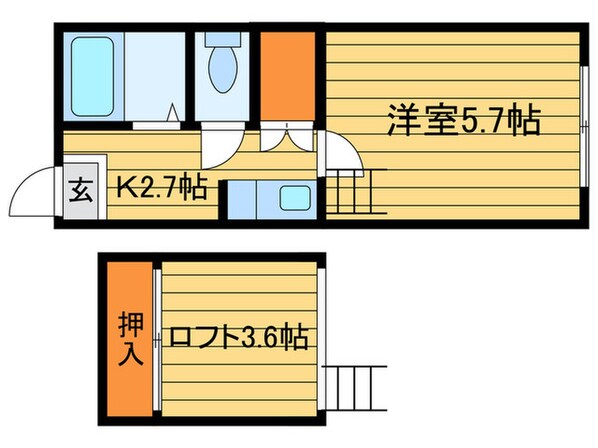 パ－ムツリ－月寒東の物件間取画像